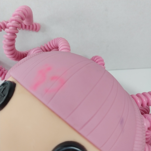 LalaLoopsy 12" Doll MGA 2010 Button Eyes Silly Pink Hair - Picture 4 of 14